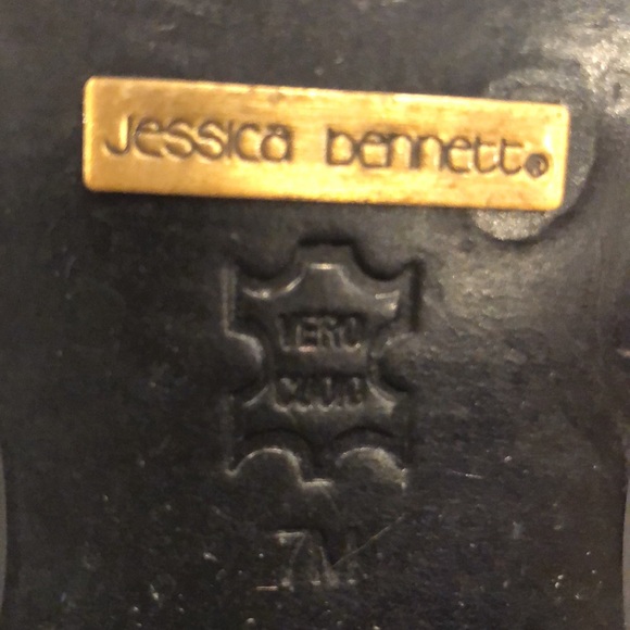 JESSICA BENNETT TALL LEATHER RIDING BOOTS - Picture 8 of 9